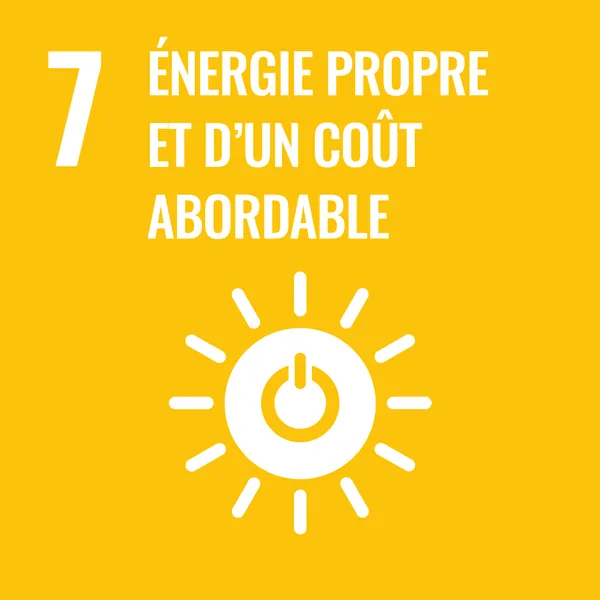 Objectif 7 : Energies propres et d'un coût abordable